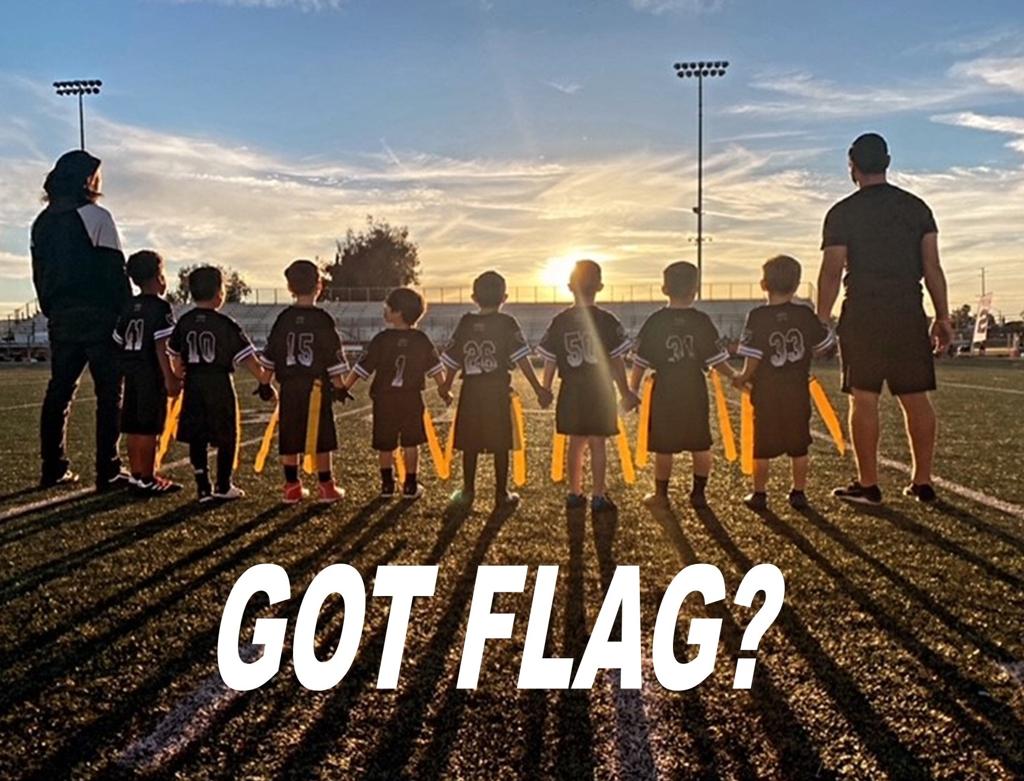 Youth Flag Football Player Running