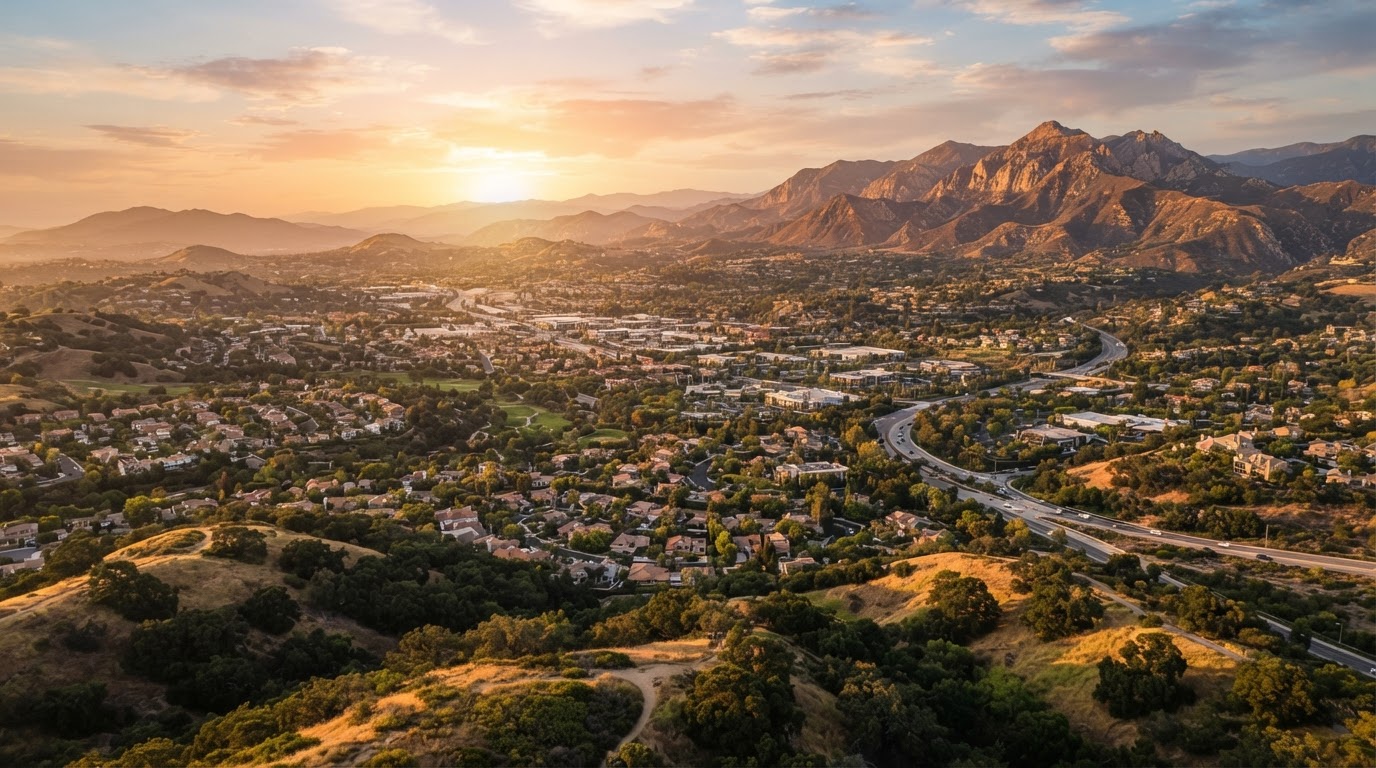 Thousand Oaks, California cityscape