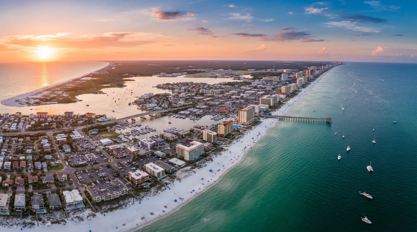 Fort Walton Beach, Florida cityscape
