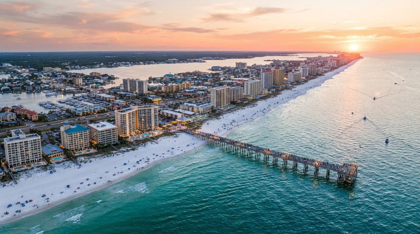 Panama City, Florida cityscape
