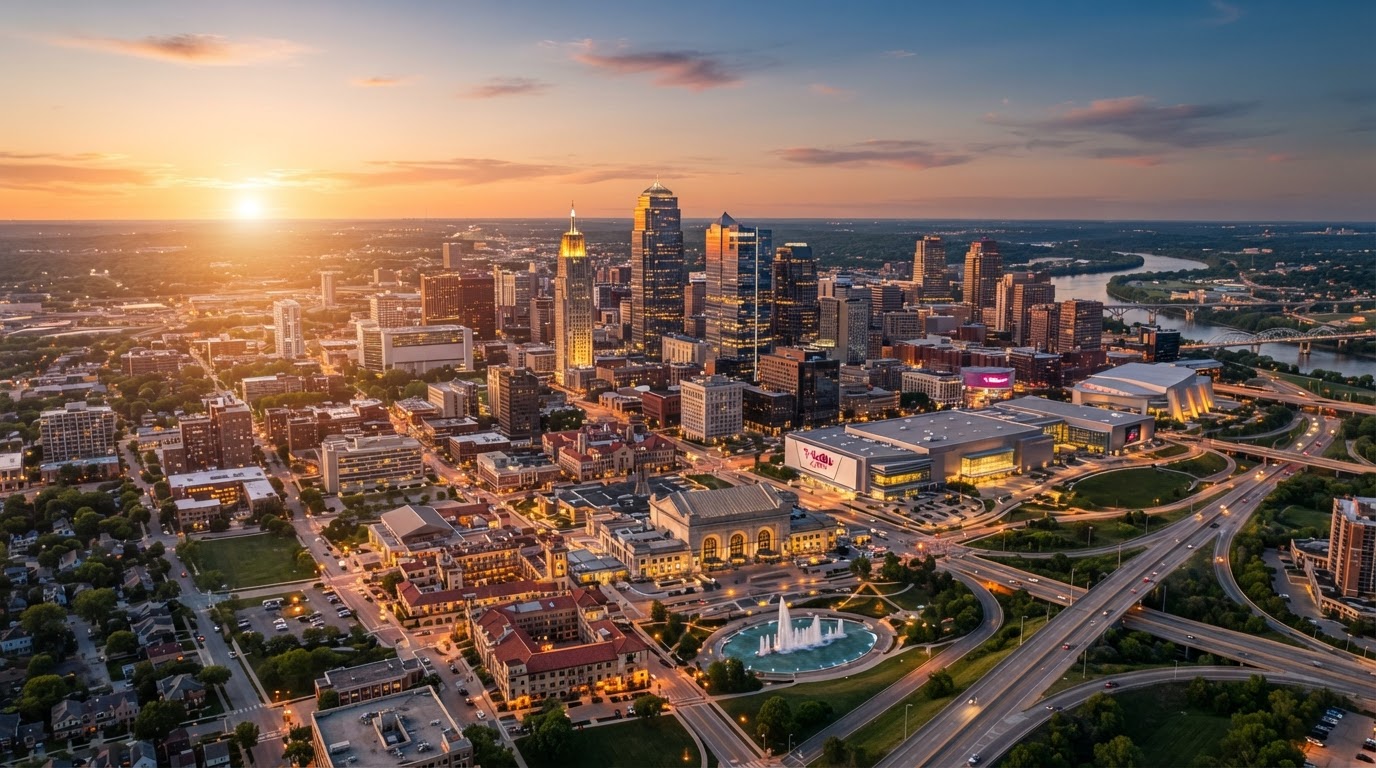 Kansas City, Missouri cityscape
