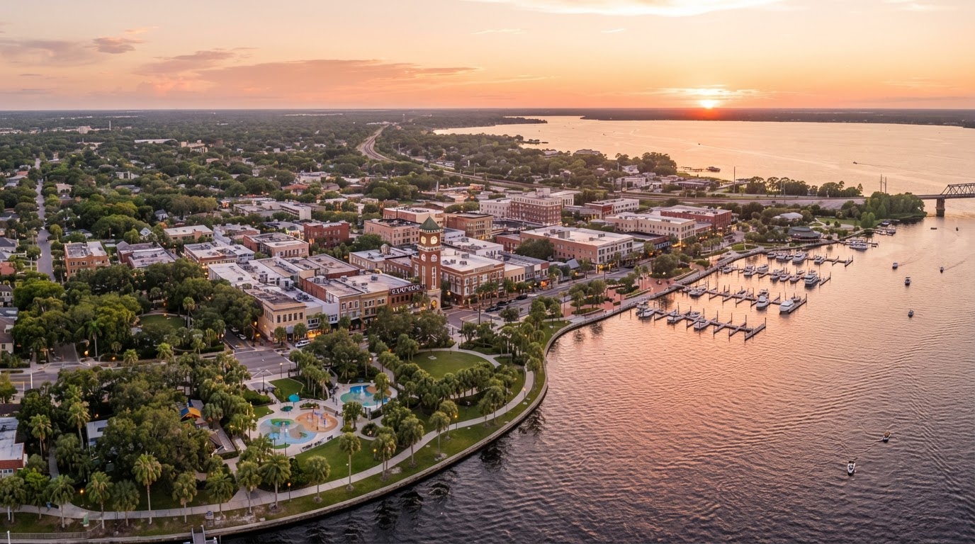 Sanford, Florida cityscape