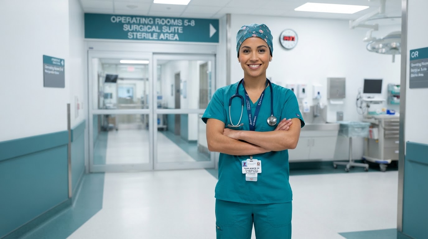 Perioperative OR nurse exploring surgical career opportunities