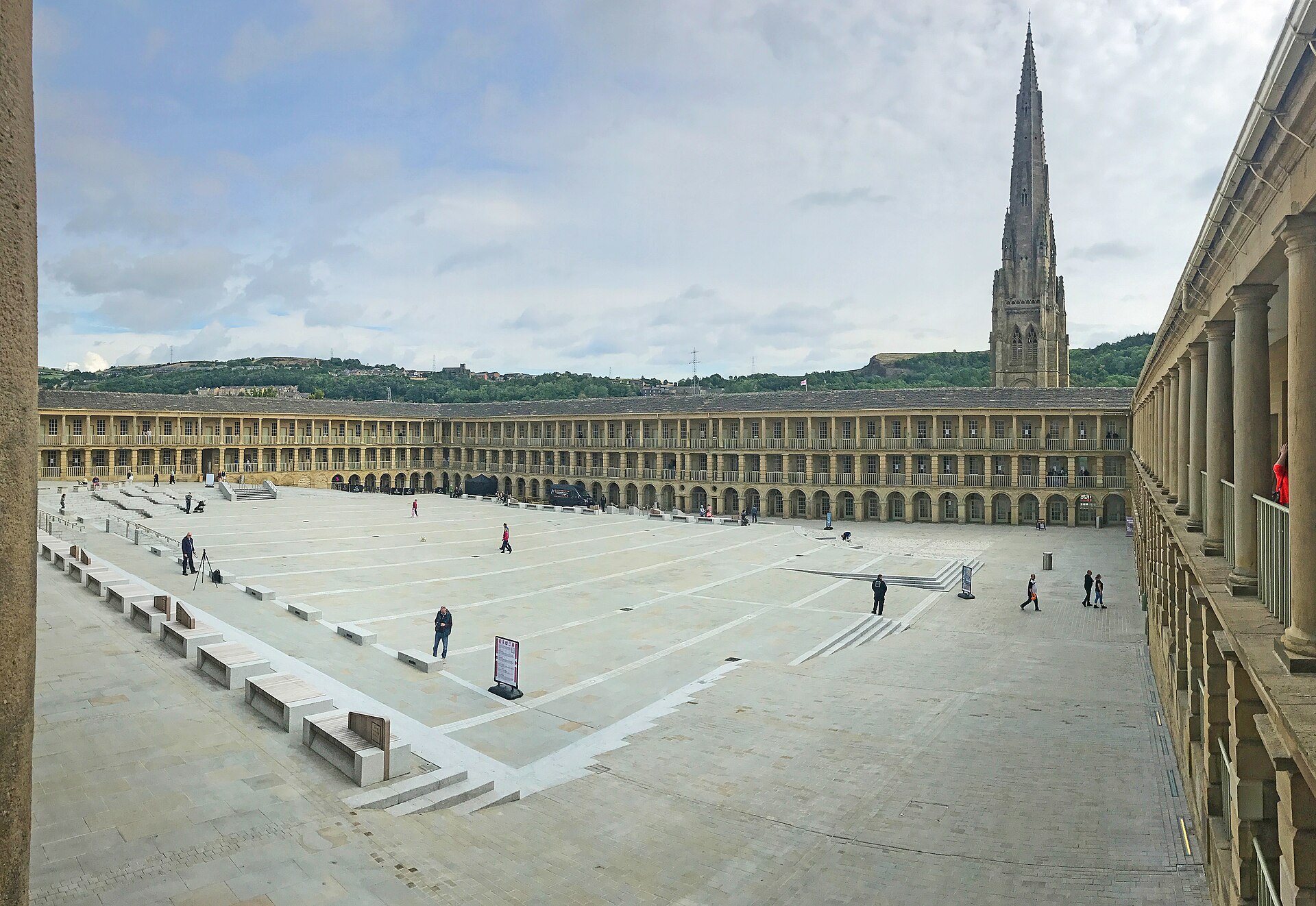 The Piece Hall, a landmark in Halifax town centre