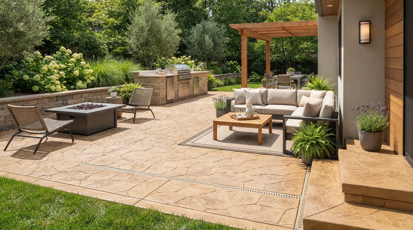 Concrete Patios in Tampa, Florida