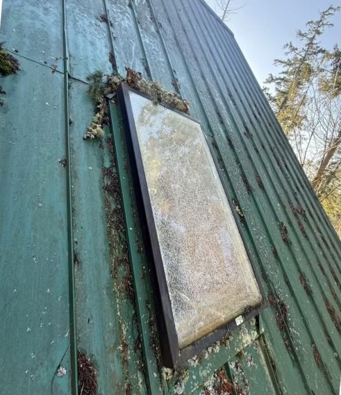 Metal Roof Skylight & Flashing Replacement - Before