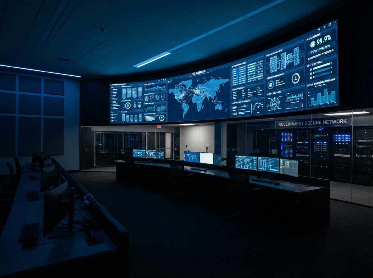Government cybersecurity threat monitoring operations center