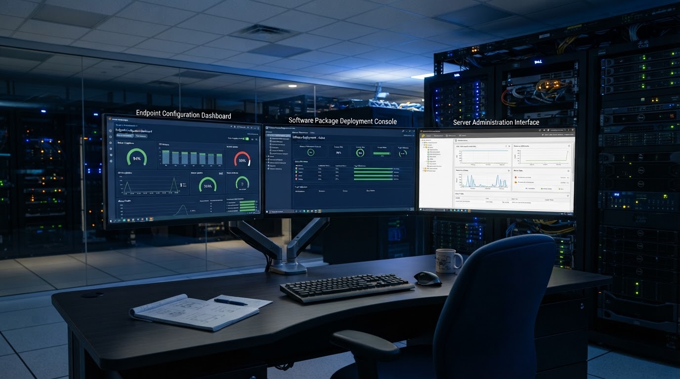 Enterprise software packaging and endpoint configuration management station