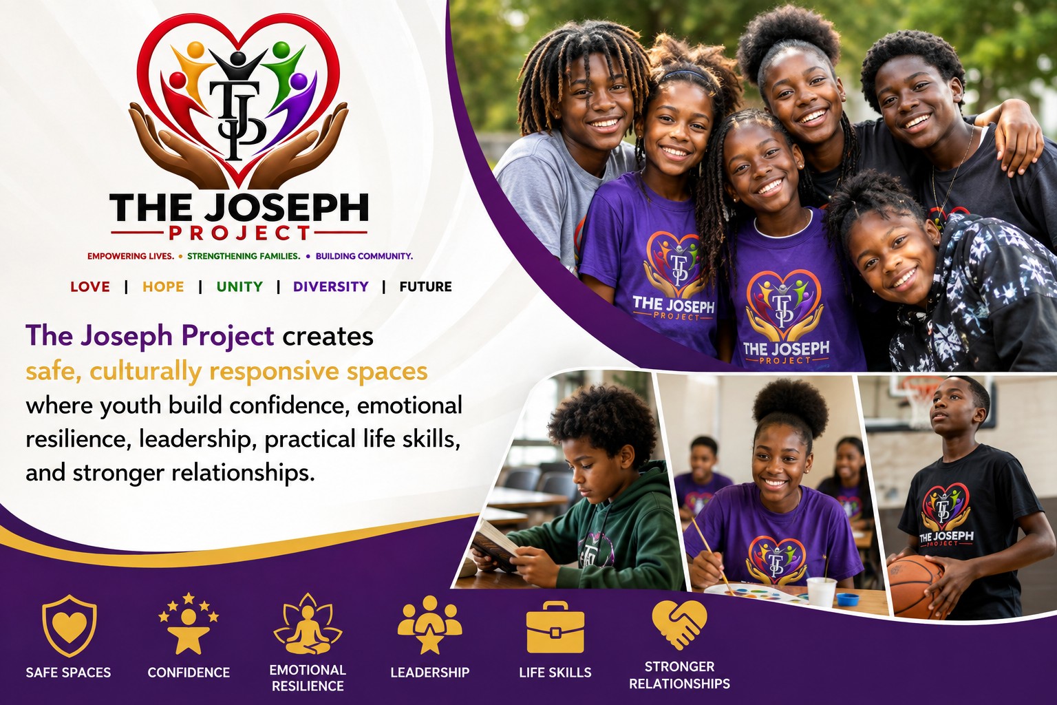 Youth participating in a group activity