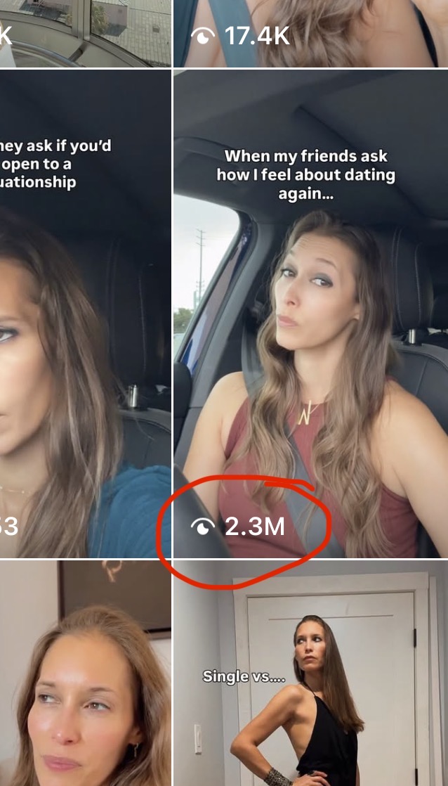 Wendy viral Instagram reels with 2.3M views