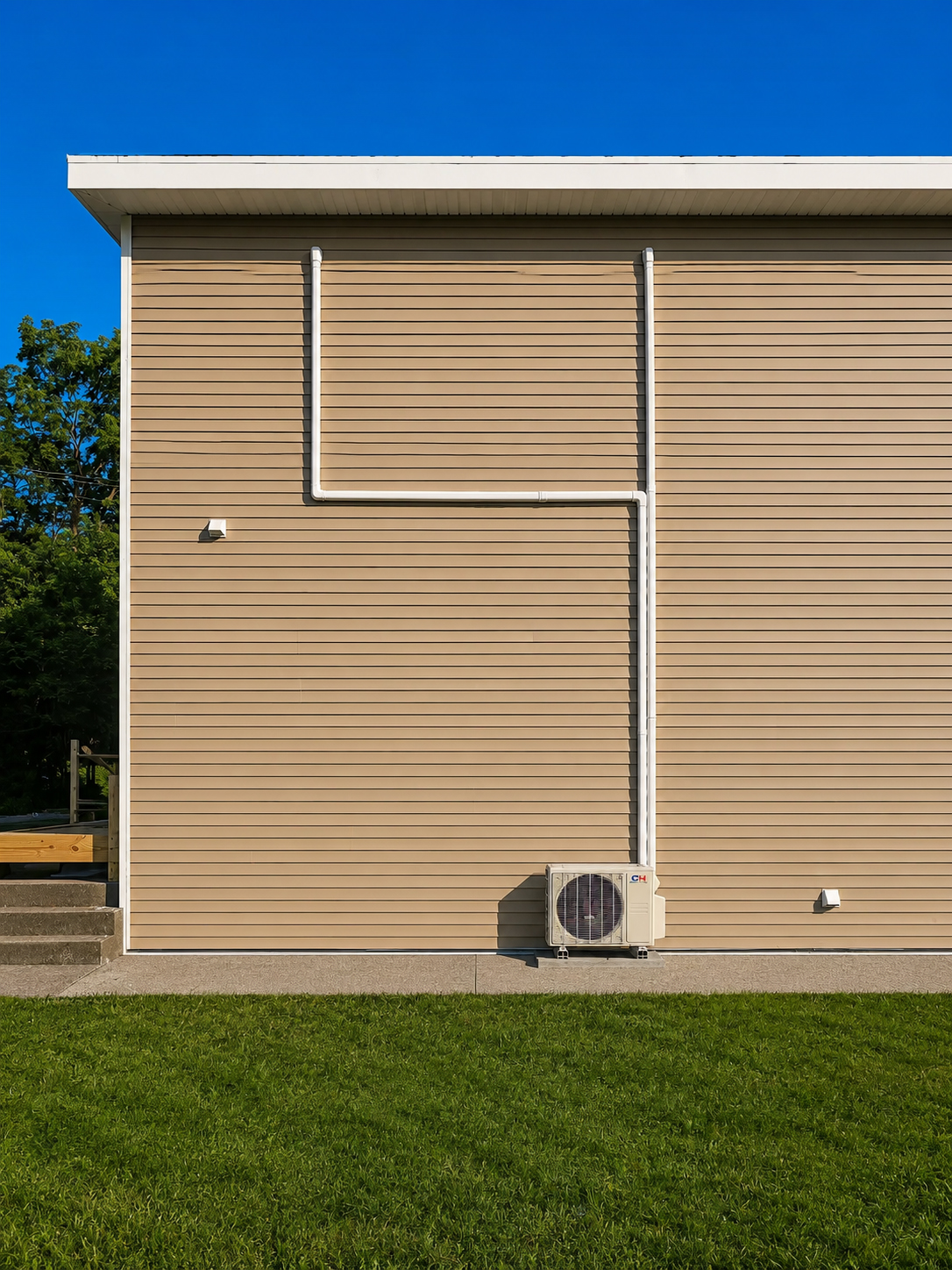 Commercial Exterior Multi-Zone Line Run