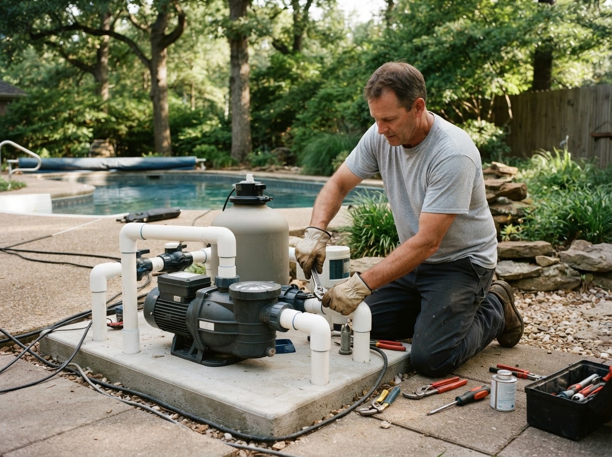 Pool pump replacement service in Henderson Kentucky