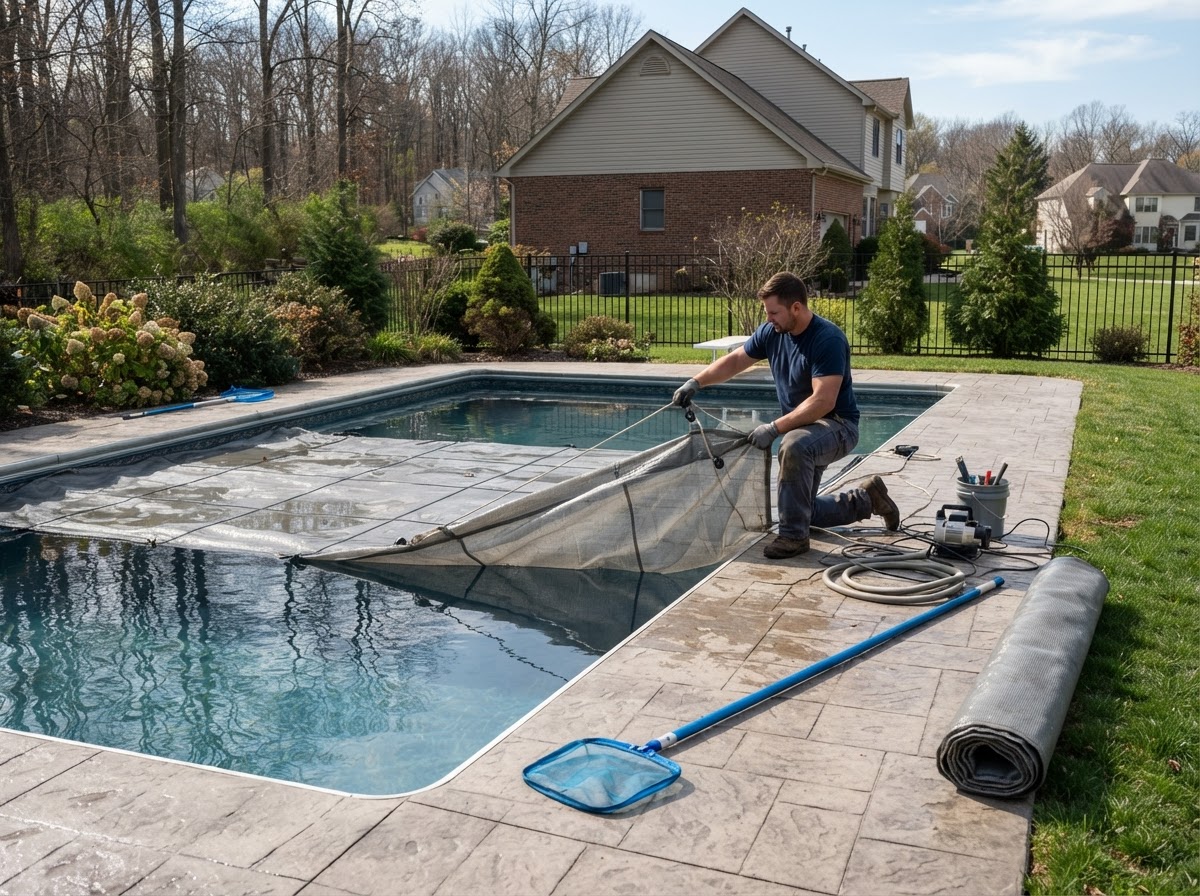 Pool opening and closing service in Newburgh Indiana