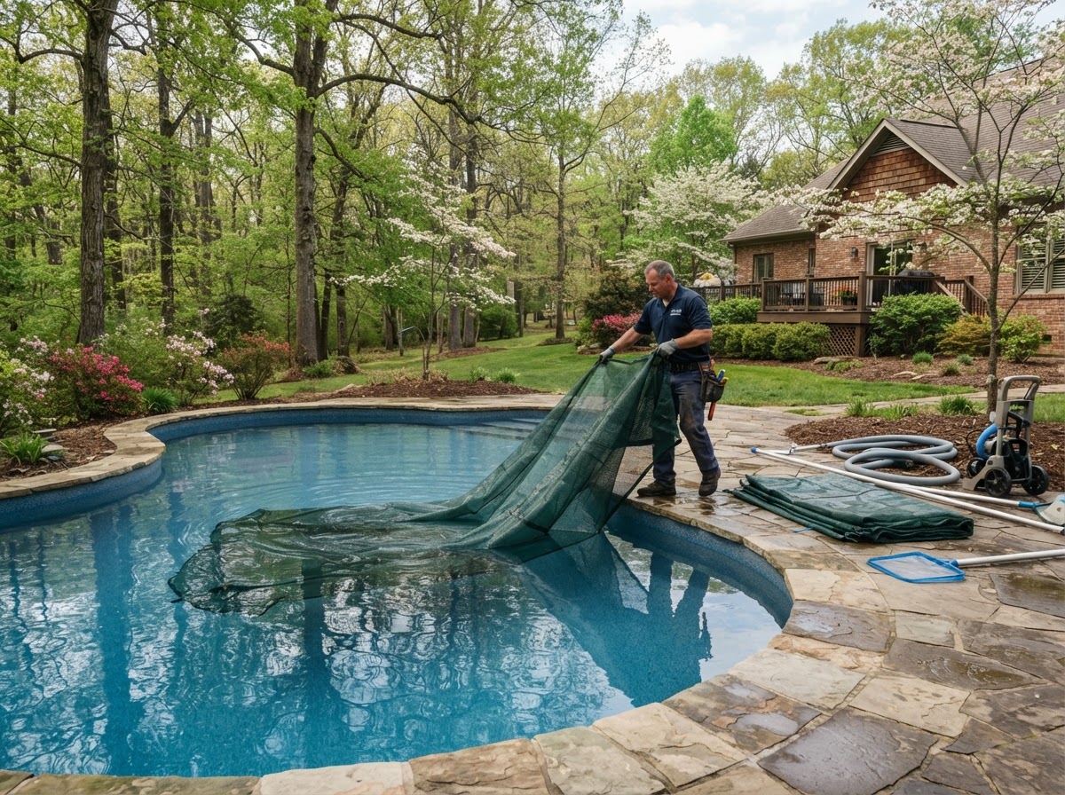 Professional pool opening service in Henderson Kentucky
