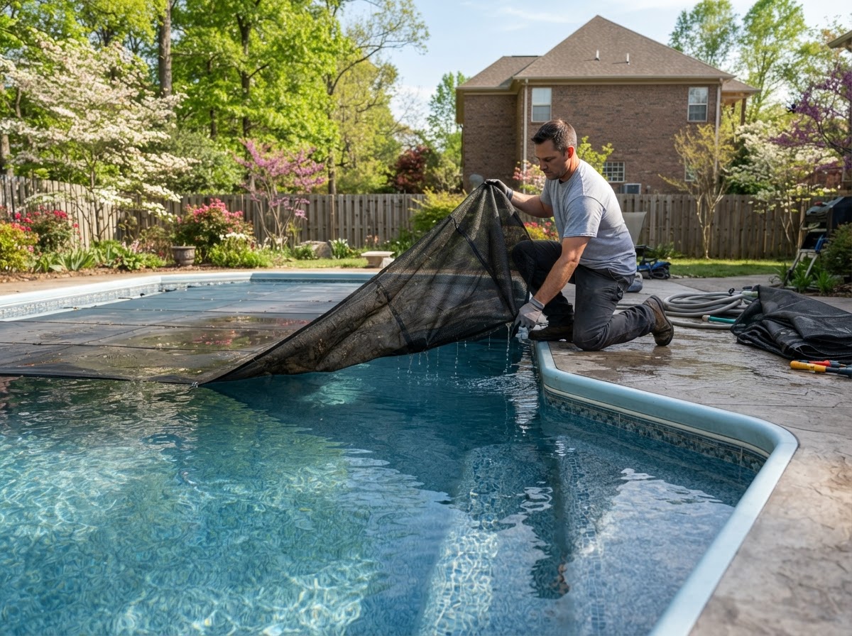 Residential pool opening service in Henderson Kentucky