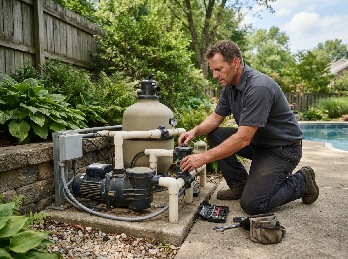 Pool equipment repair service in Henderson Kentucky