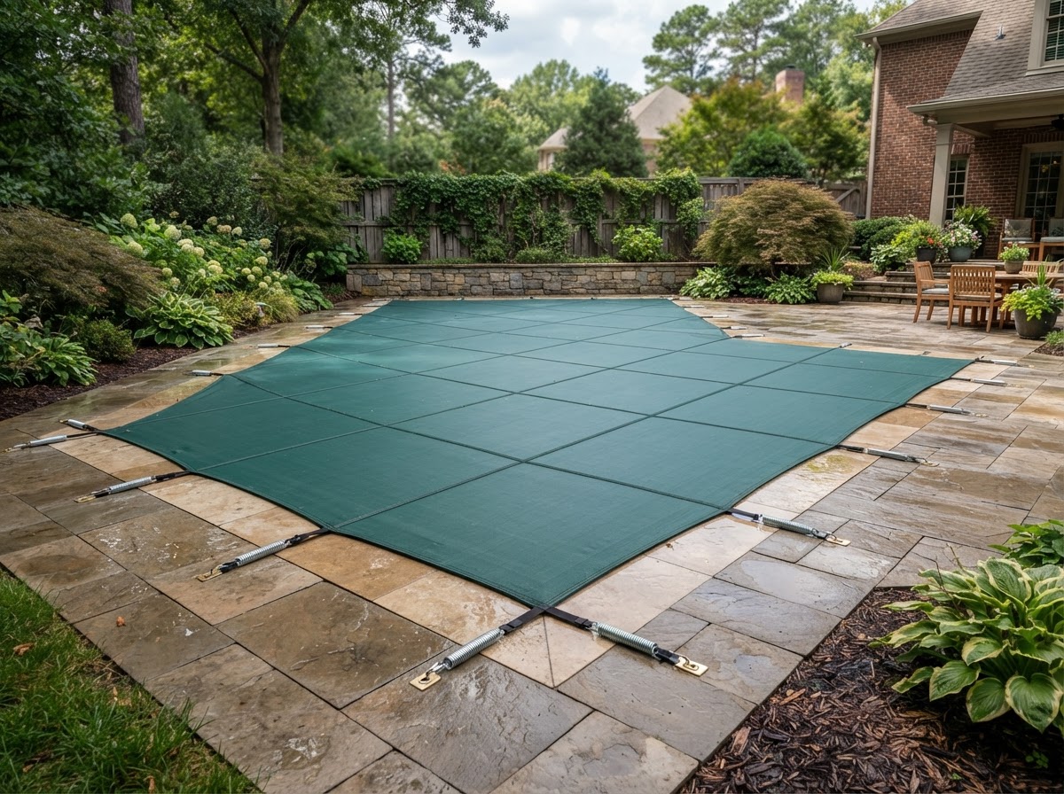 Professional pool cover installation in Henderson Kentucky