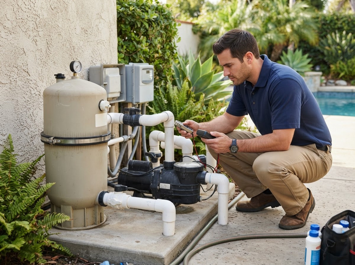 Pool equipment inspection and repair service in Henderson KY