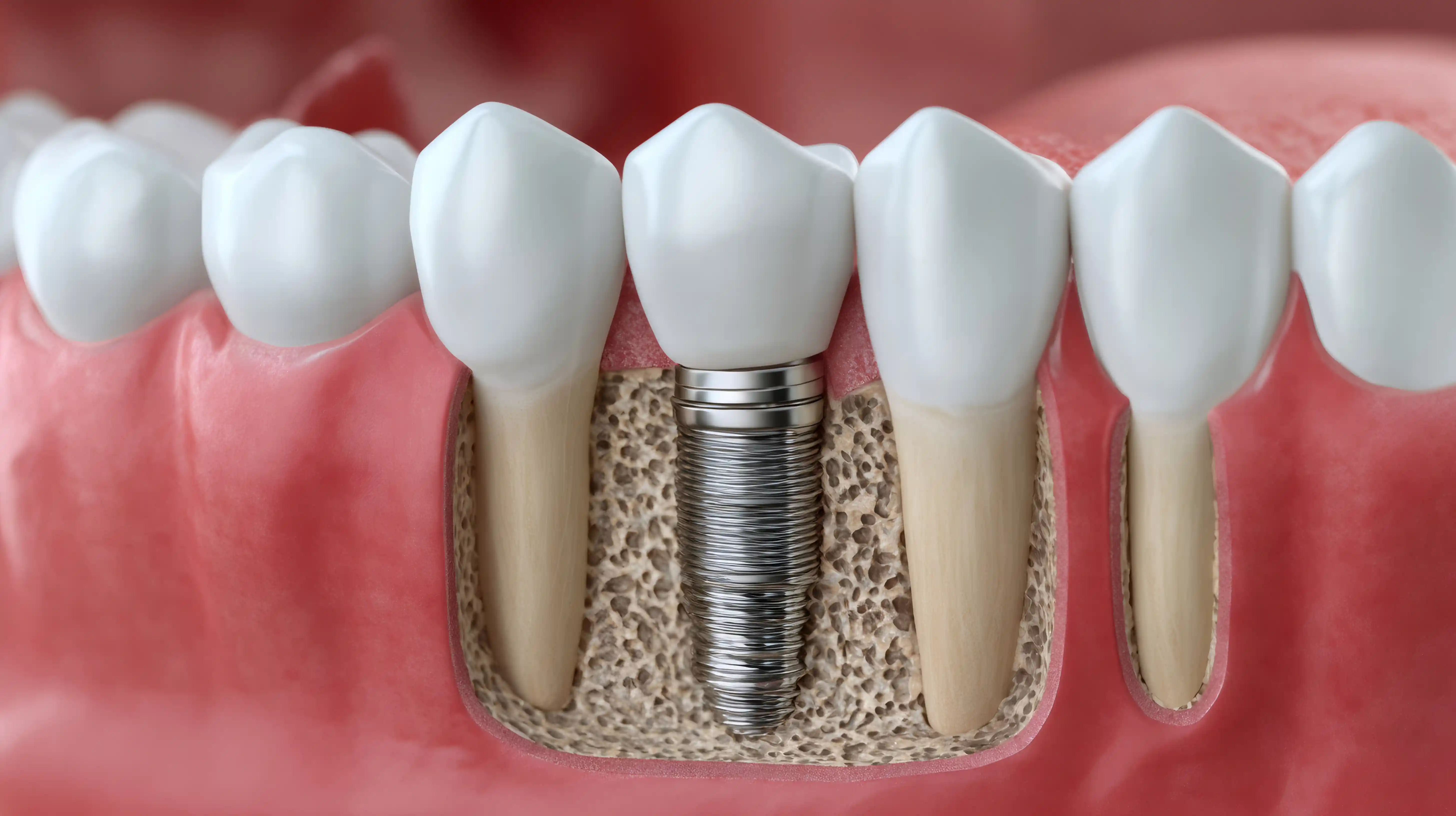 Prémium titán implantátum és felépítmény