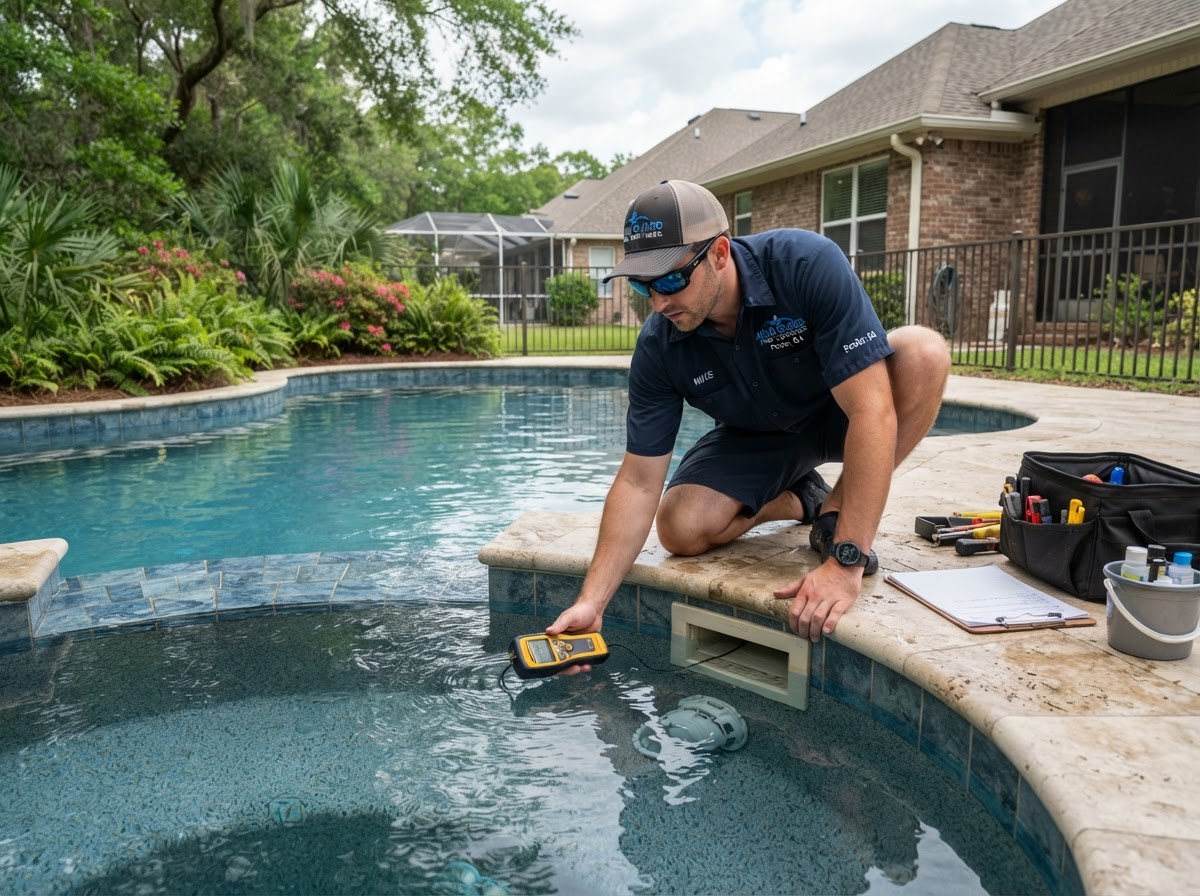 Pool leak detection service for Pooler Georgia homeowners
