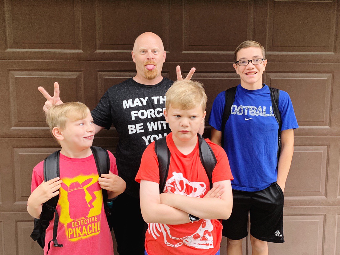 Meghan's husband and sons