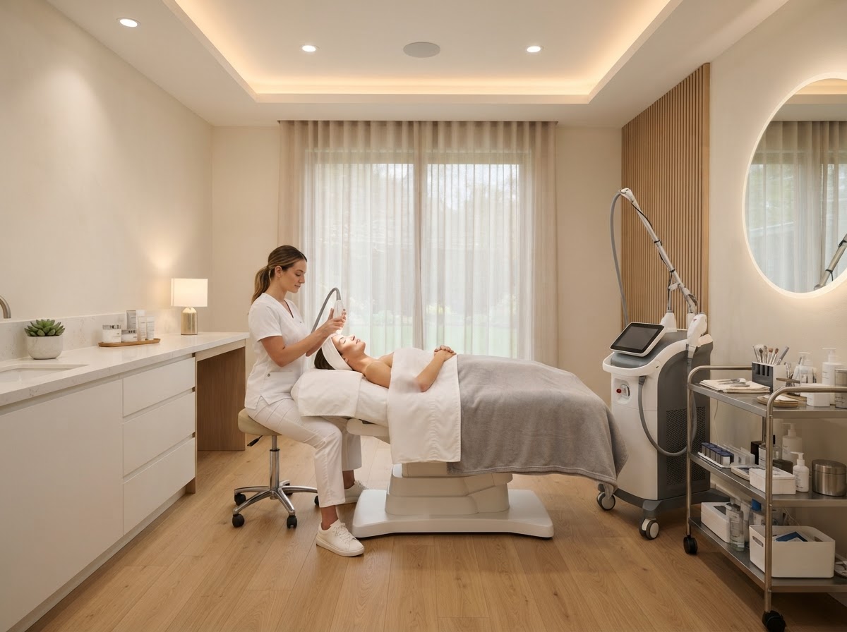 Med Spas professional service business — website, CRM, and AI receptionist system by Benchmark Blueprint