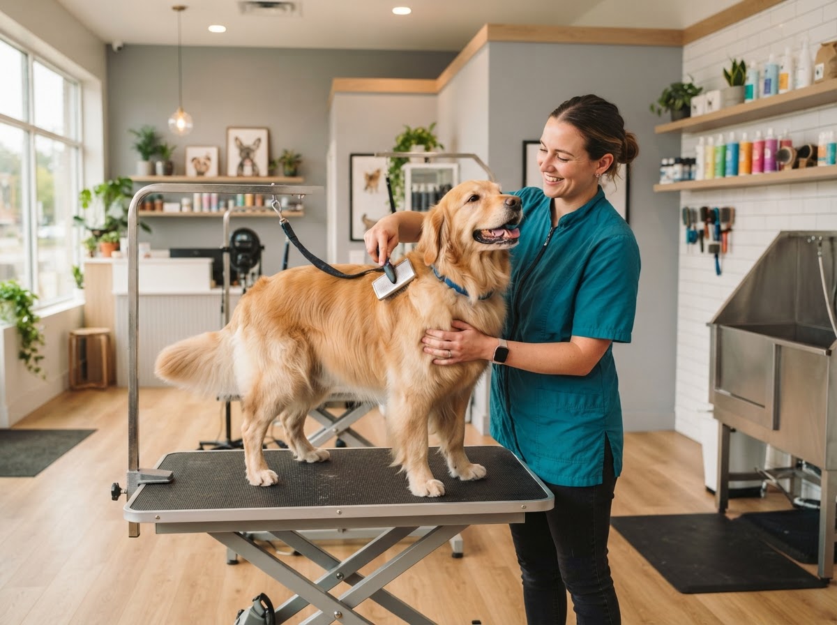 Pet Grooming professional service business — website, CRM, and AI receptionist system by Benchmark Blueprint