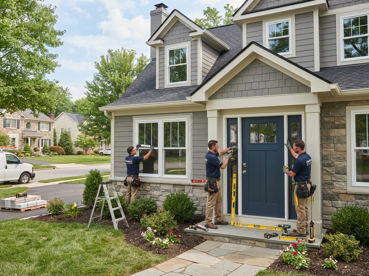 Window & Door Companies professional service business — website, CRM, and AI receptionist system by Benchmark Blueprint