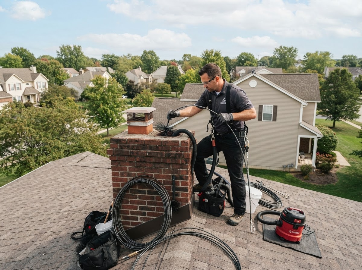 Chimney Services professional service business — website, CRM, and AI receptionist system by Benchmark Blueprint