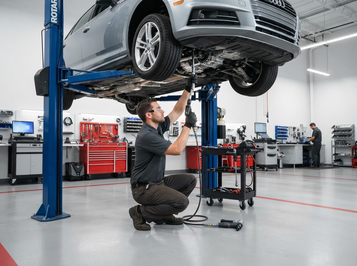 Auto Repair professional service business — website, CRM, and AI receptionist system by Benchmark Blueprint