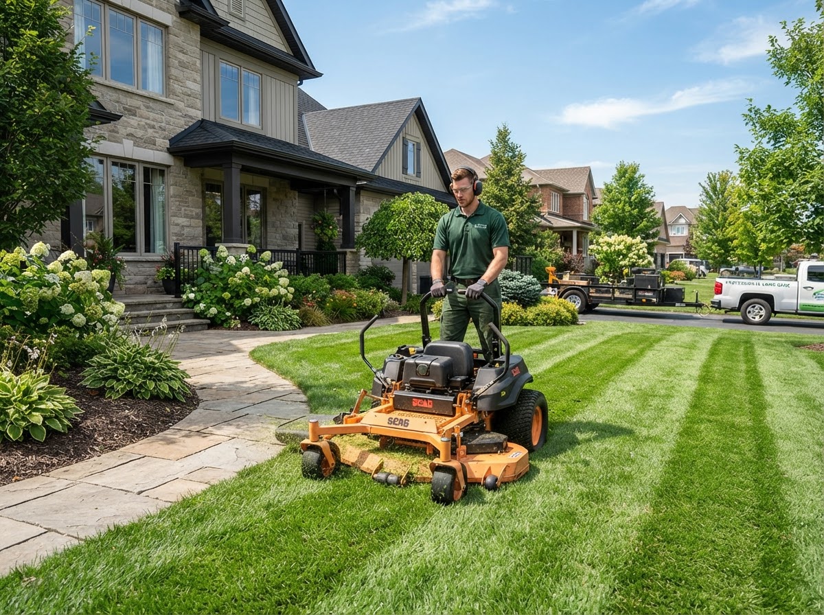 Lawn Care professional service business — website, CRM, and AI receptionist system by Benchmark Blueprint