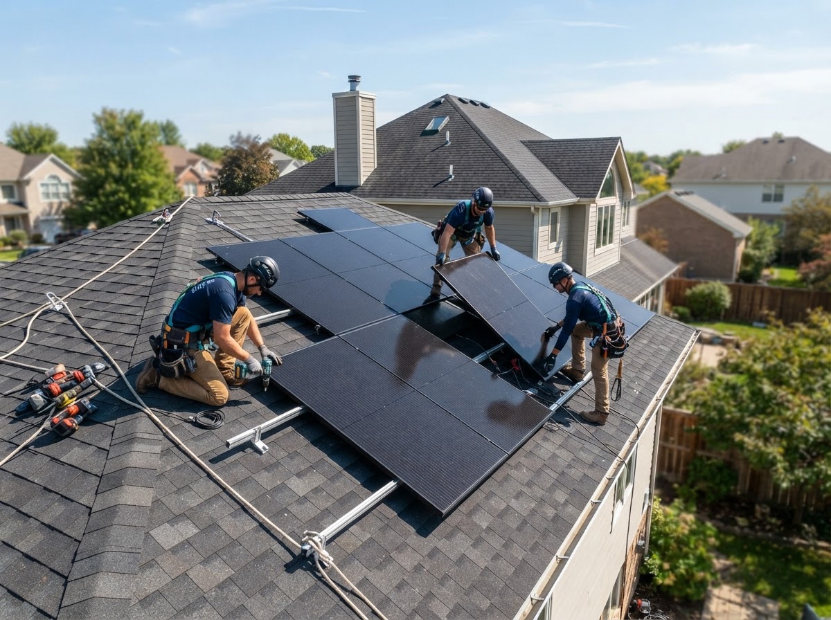 Solar Companies professional service business — website, CRM, and AI receptionist system by Benchmark Blueprint