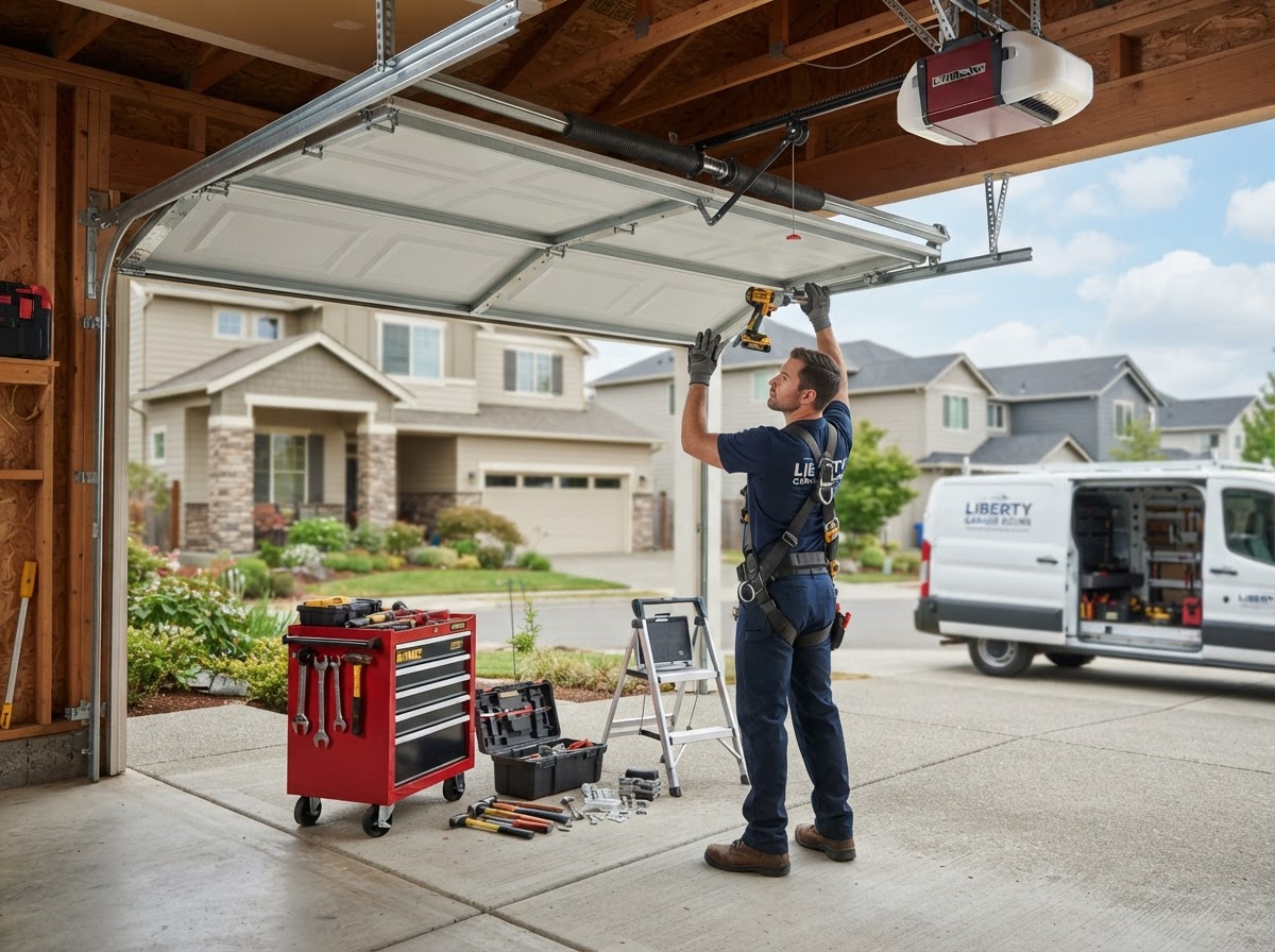 Garage Door Companies professional service business — website, CRM, and AI receptionist system by Benchmark Blueprint