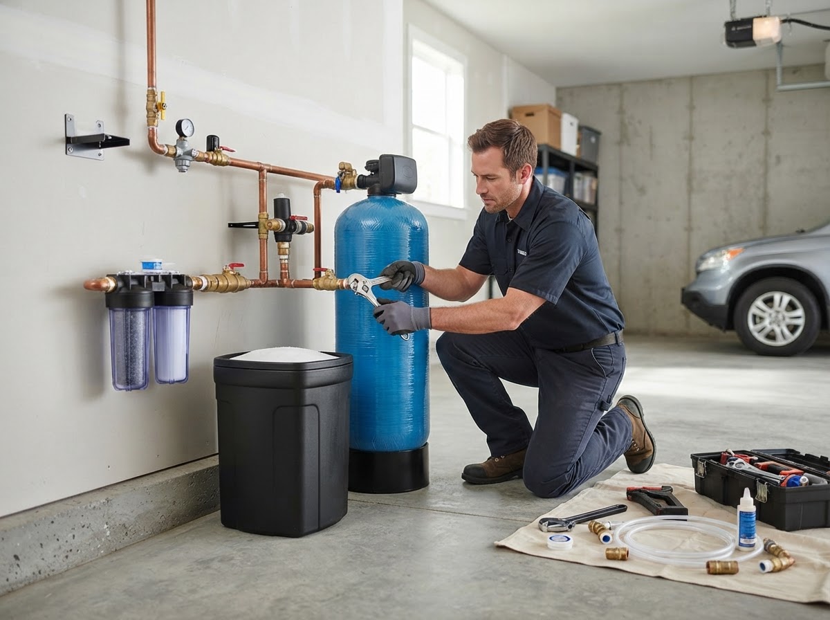 Water Treatment professional service business — website, CRM, and AI receptionist system by Benchmark Blueprint