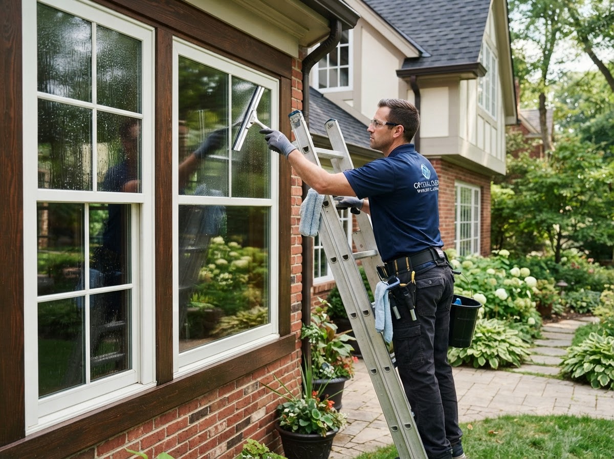 Window Cleaning professional service business — website, CRM, and AI receptionist system by Benchmark Blueprint