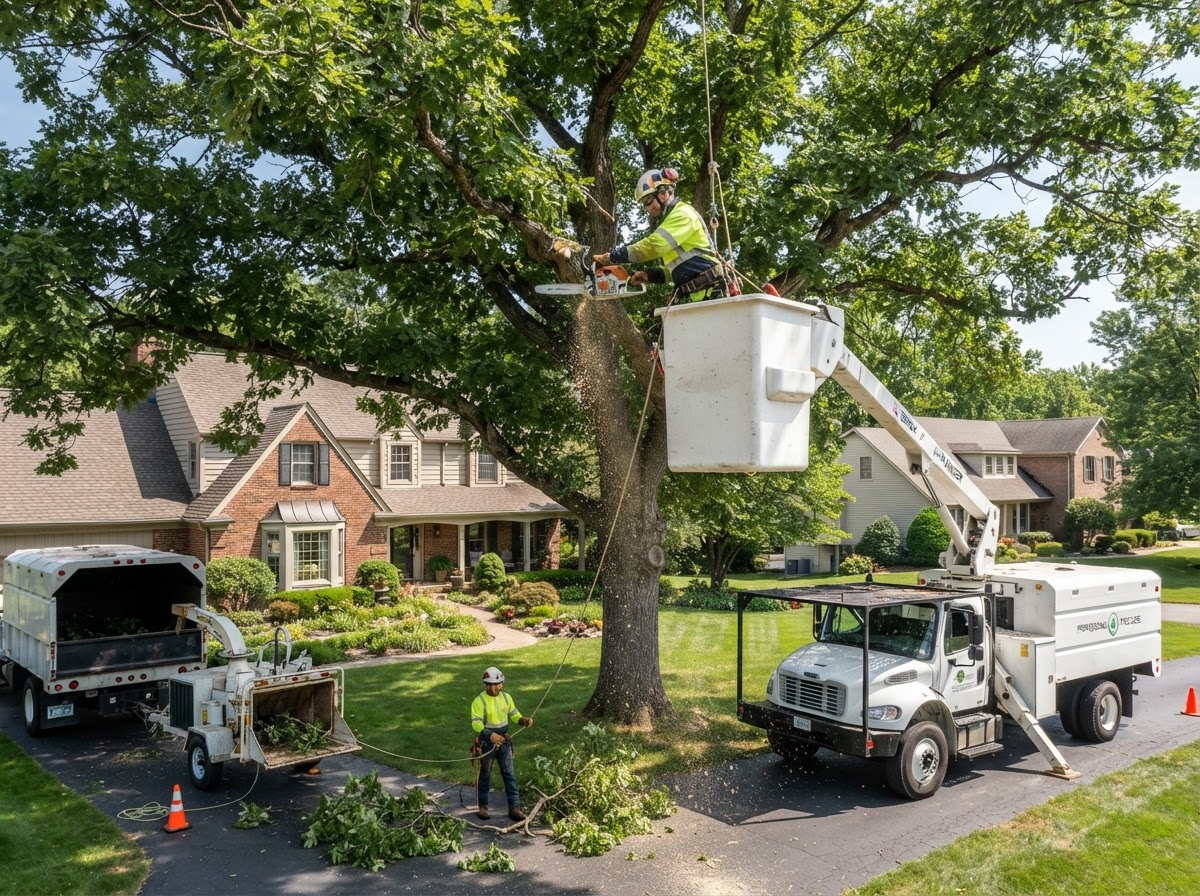 Arborists professional service business — website, CRM, and AI receptionist system by Benchmark Blueprint