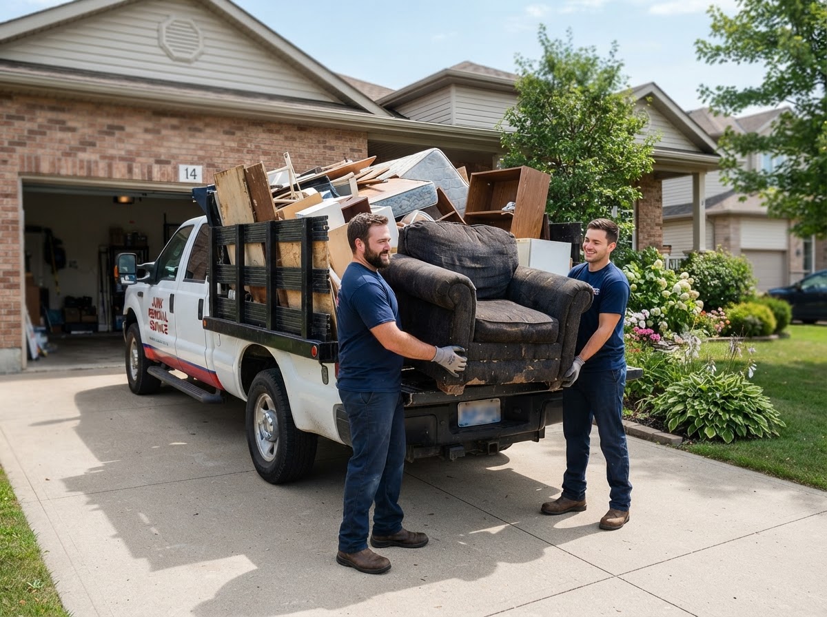 Junk Removal professional service business — website, CRM, and AI receptionist system by Benchmark Blueprint