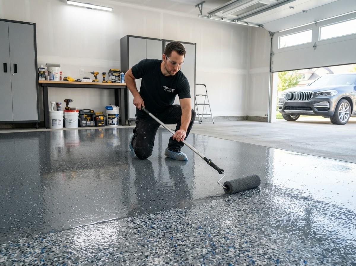 Garage Floor Coating professional service business — website, CRM, and AI receptionist system by Benchmark Blueprint