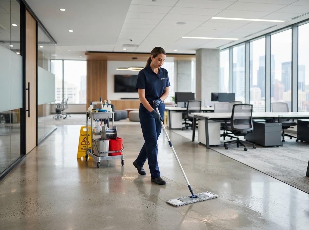 Janitorial Services professional service business — website, CRM, and AI receptionist system by Benchmark Blueprint