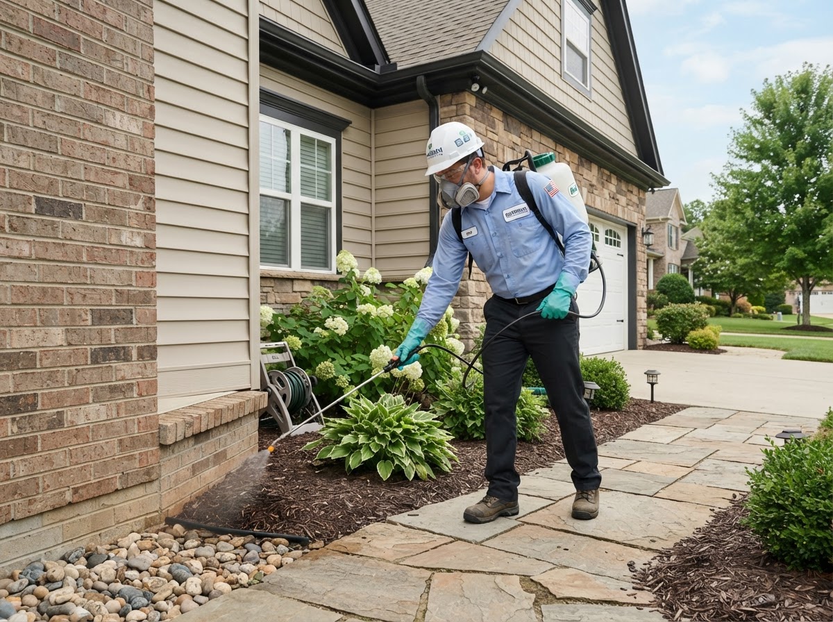 Pest Control professional service business — website, CRM, and AI receptionist system by Benchmark Blueprint