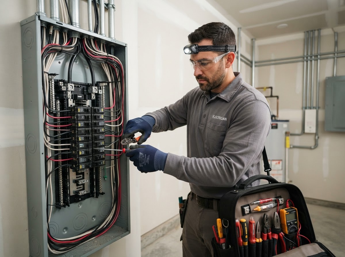 Electrical professional service business — website, CRM, and AI receptionist system by Benchmark Blueprint