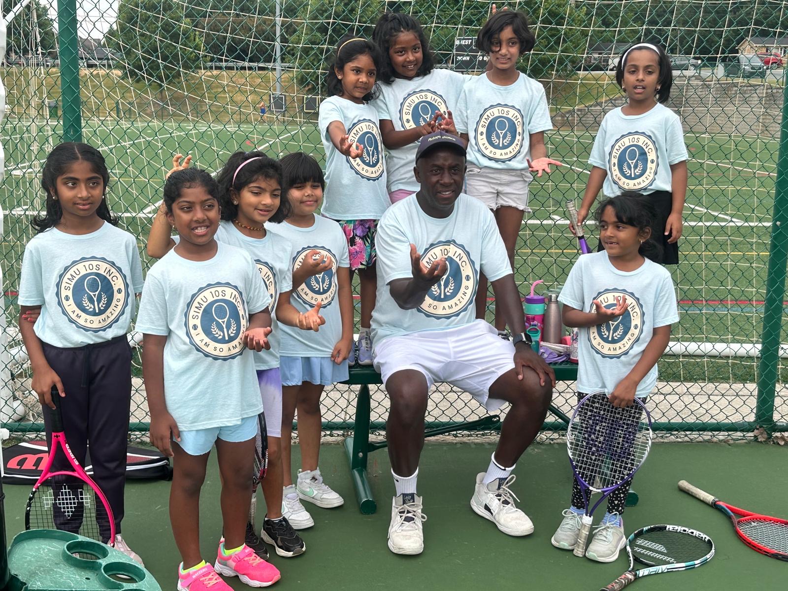 Simunyola Tennis academy players