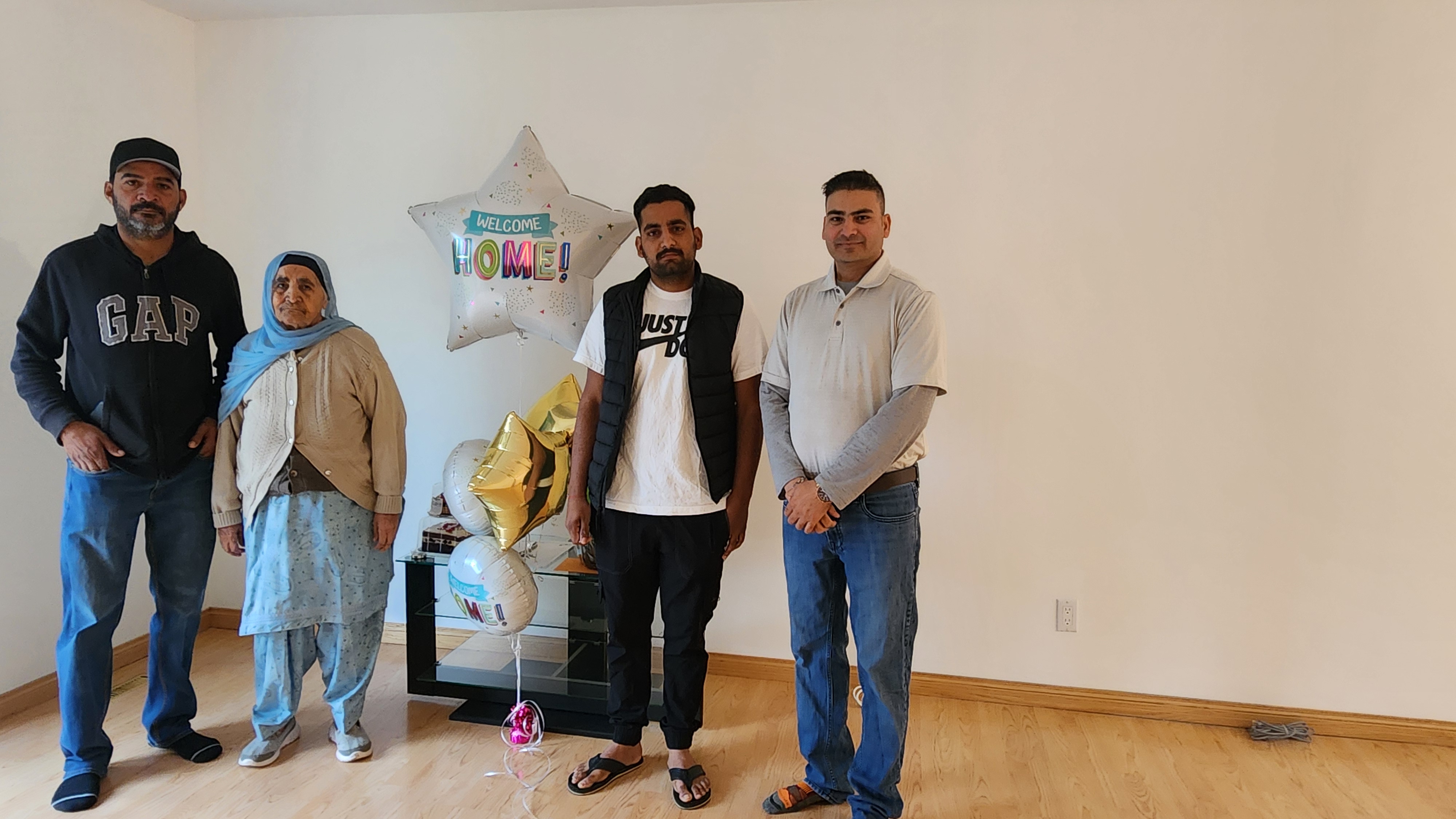 Possession day celebration with Athir Mehmood and welcoming family members