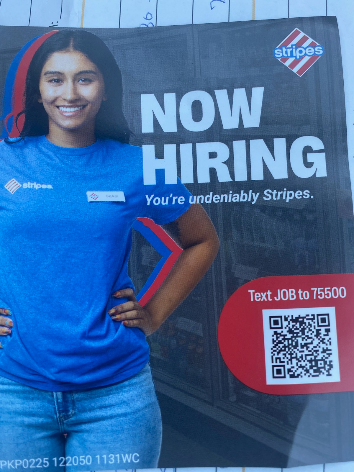 Now Hiring with QR Code — Text JOB to 75500