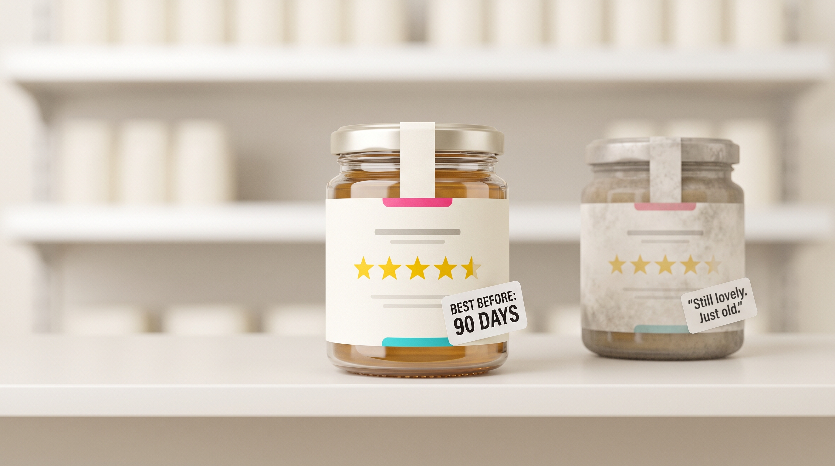 Your Reviews Have a Shelf Life