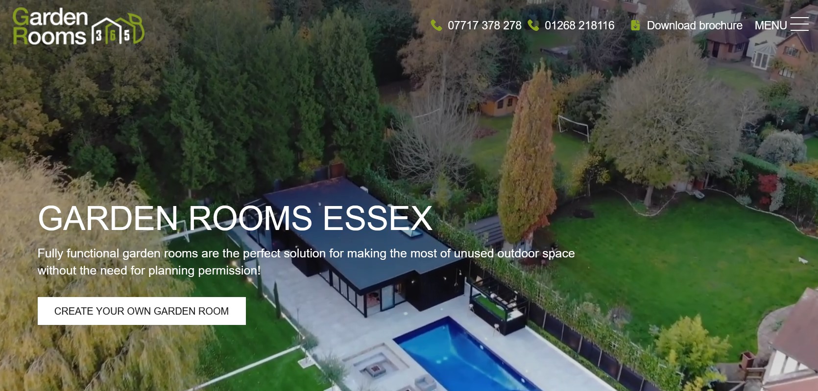 garden rooms 365 homepage