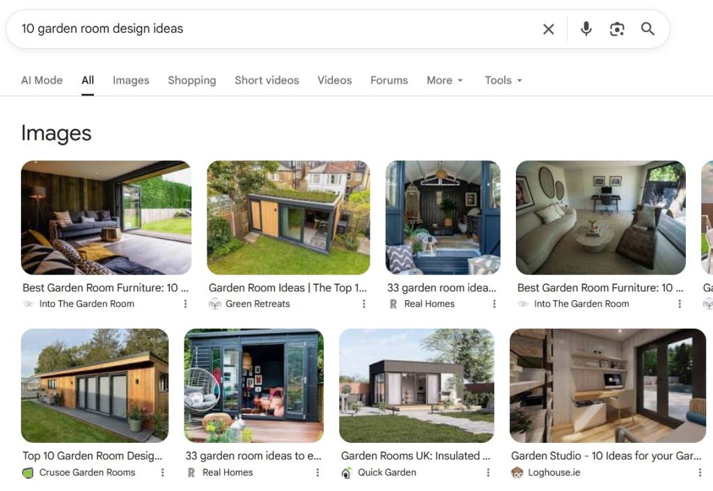 garden room blog ideas