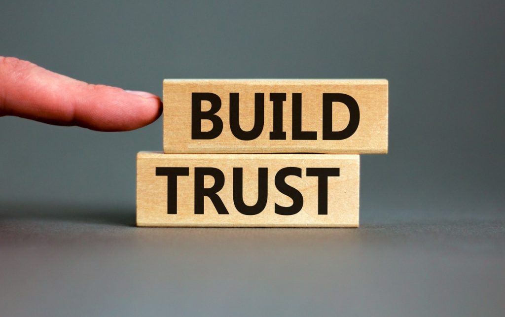 build trust with content
