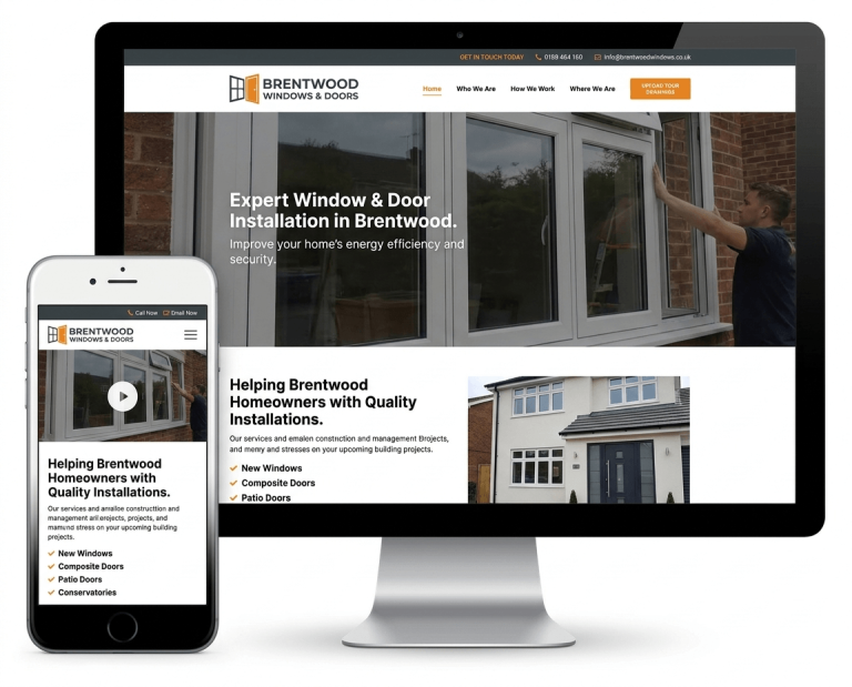 Website design for WINDOW & DOOR INSTALLERS