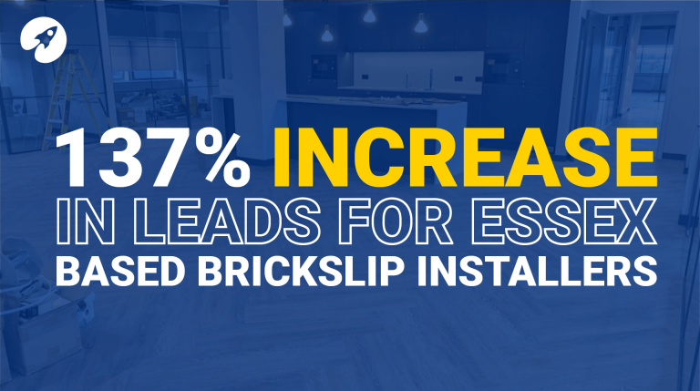 137% INCREASE IN LEADS FOR ESSEX BASED BRICKSLIP INSTALLERS